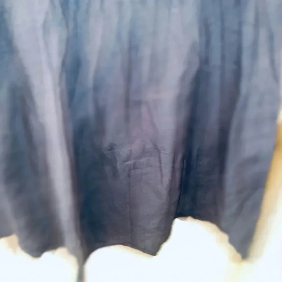 JUDITH MARCH TIE FRONT STRAPLESS A LINE PLEATED ZIP UP MINI DRESS IN BLSCK M - Picture 10 of 16